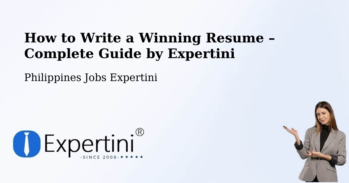 Resume Writing Guide for Job Seekers – Bocos - Bocos, Philippines Jobs Expertini